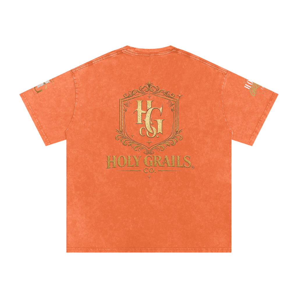 The Great  Wave Of Holy Grails Cotton T-Shirt
