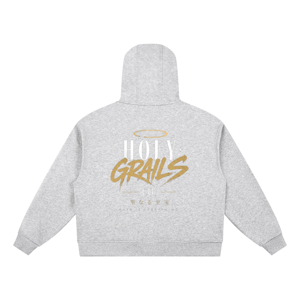 HG Crest Logo Button Placket Hoodie
