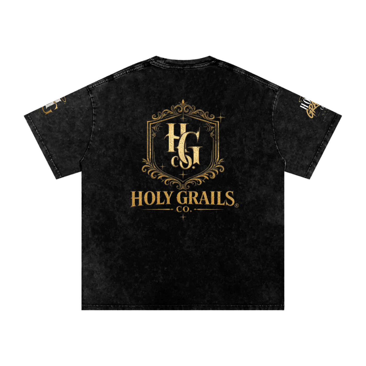 The Great  Wave Of Holy Grails Cotton T-Shirt