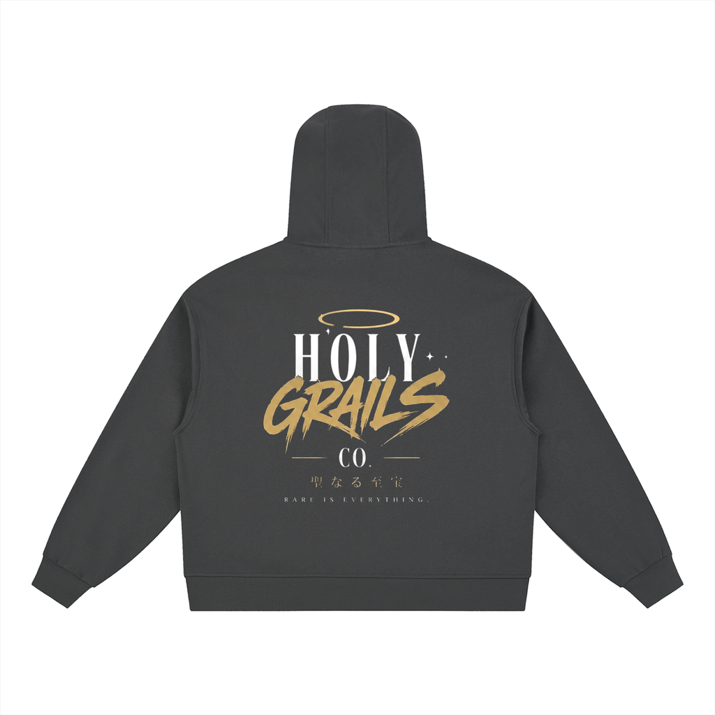 HG Crest Logo Button Placket Hoodie